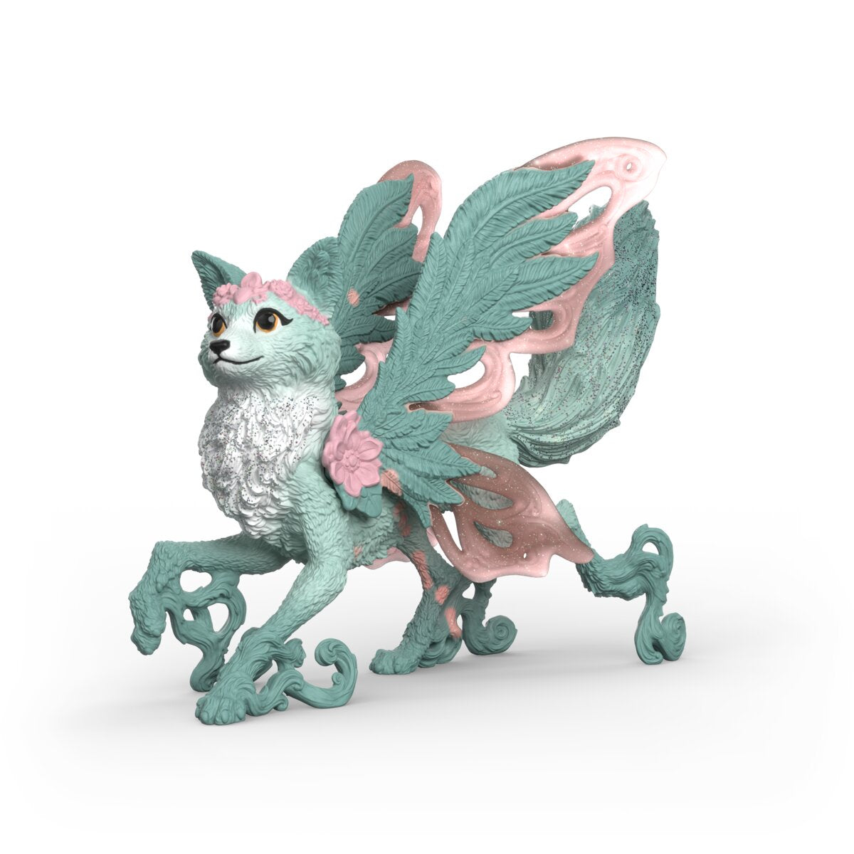 Magická liška s peřím